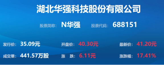 華強科技募集資金總額為30.25億元
