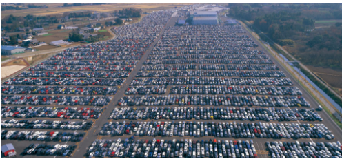 美國二手車年交易量穩(wěn)定在4000萬至4500萬輛之間，是新車銷量的3倍左右。