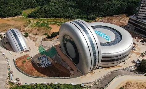 這是位于廣州市黃埔區(qū)的航空輪胎大科學中心(7月14日攝)。
