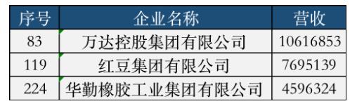 三家輪胎，榮登中國民企500強！